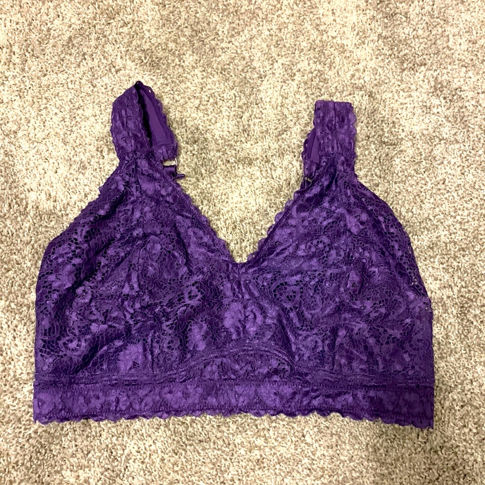 Purple Lace Bralette